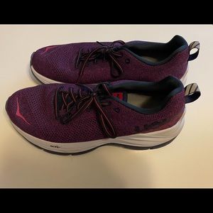 Hoka One One Women's Mach Purple Pink Performance Running Shoes US 10 | UK 8.5